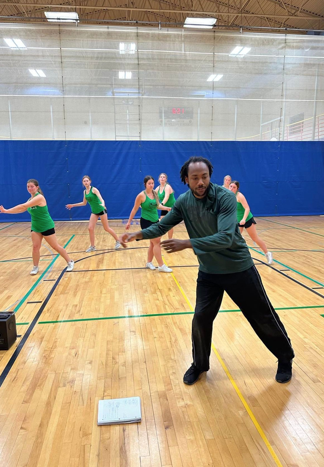 Students With Dance Instructor